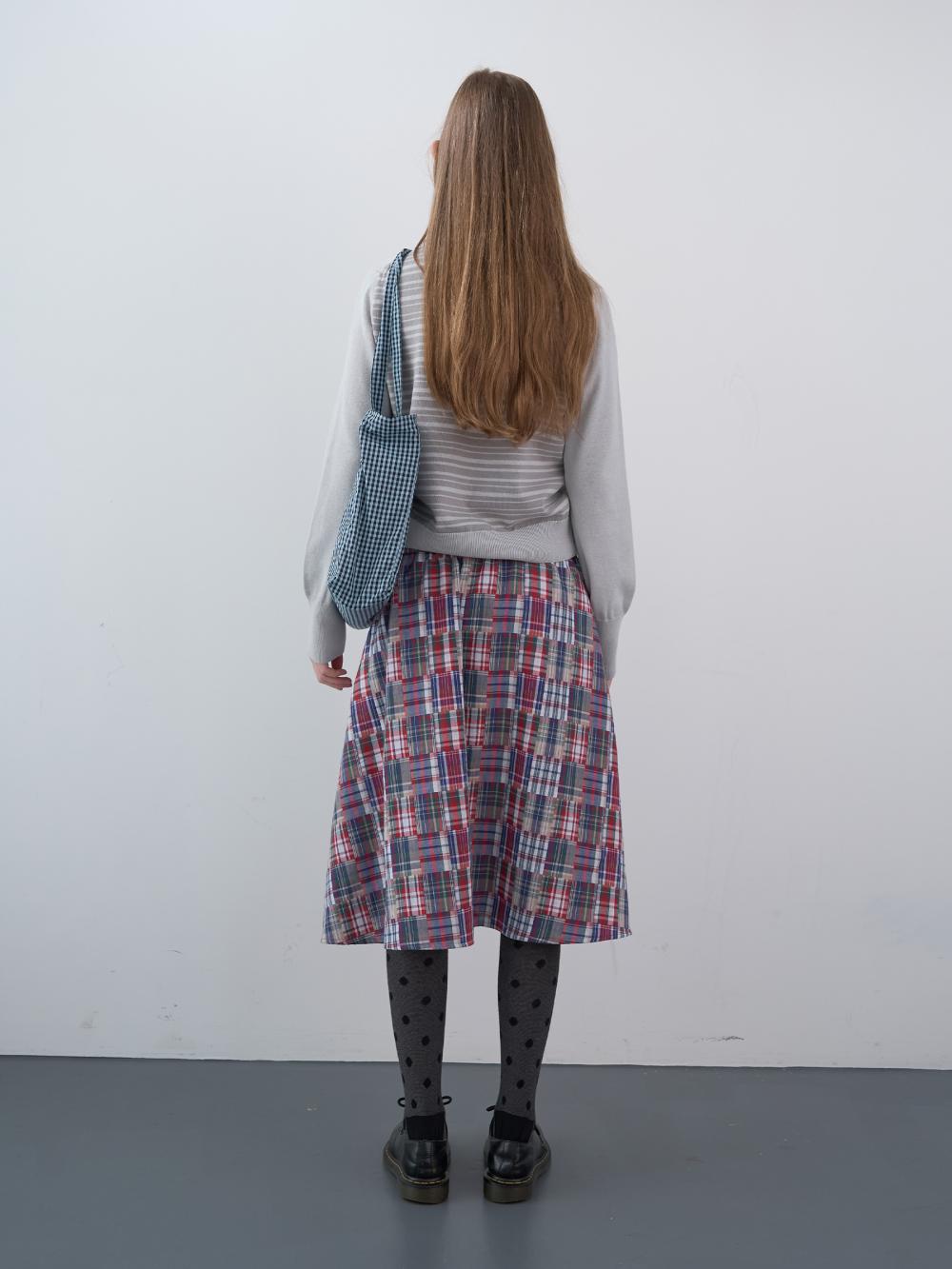 ストライプパネルカーディガン（ライトグレー） | ENZO BLUES | HANA(ハナ) #12