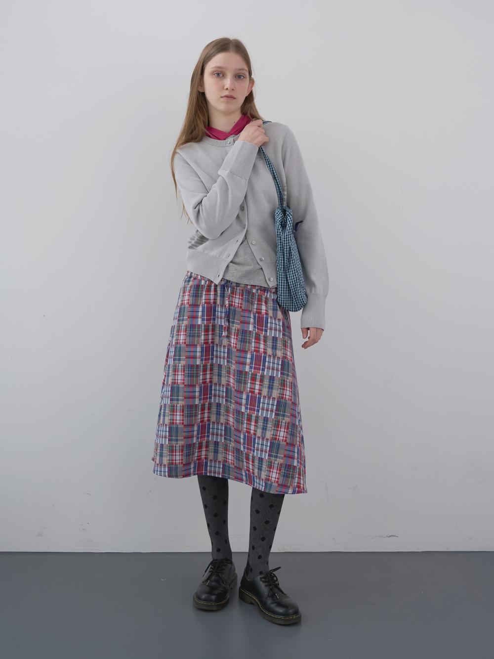 ストライプパネルカーディガン（ライトグレー） | ENZO BLUES | HANA(ハナ) #14