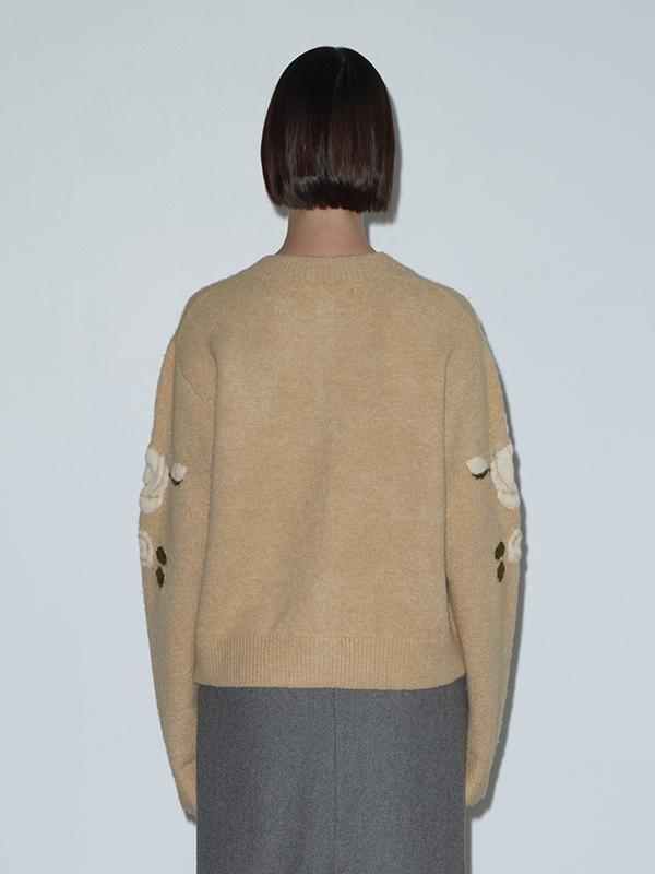 ローズジャカードカーディガン（ベージュ） | Margarin Fingers | HANA(ハナ) #8