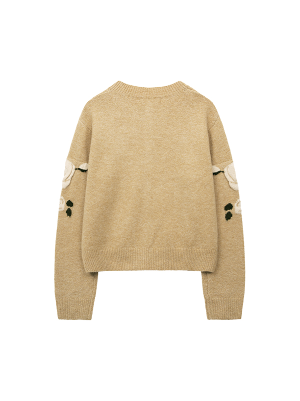 ローズジャカードカーディガン（ベージュ） | Margarin Fingers | HANA(ハナ) #10