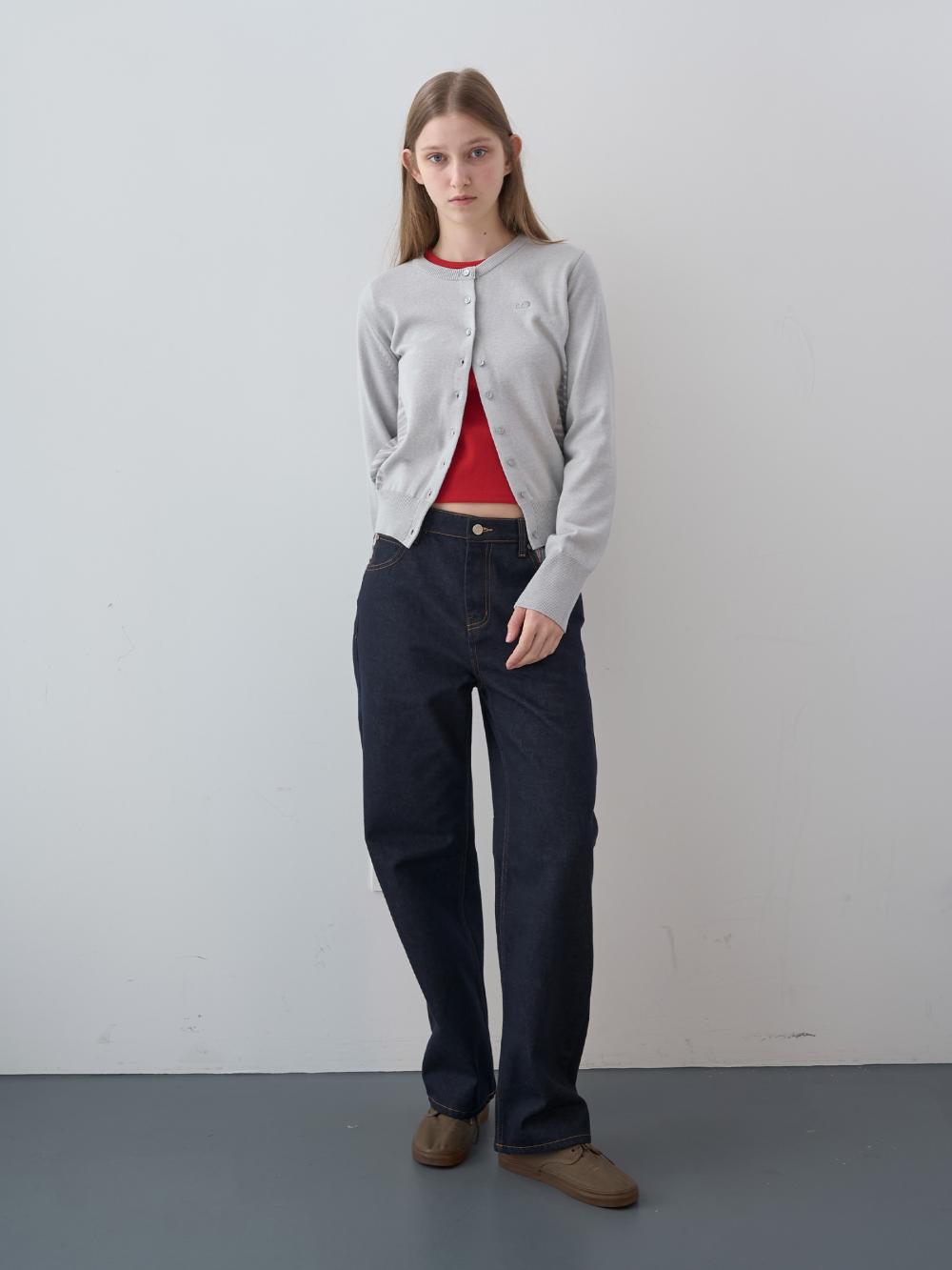 ストライプパネルカーディガン（ライトグレー） | ENZO BLUES | HANA(ハナ) #6