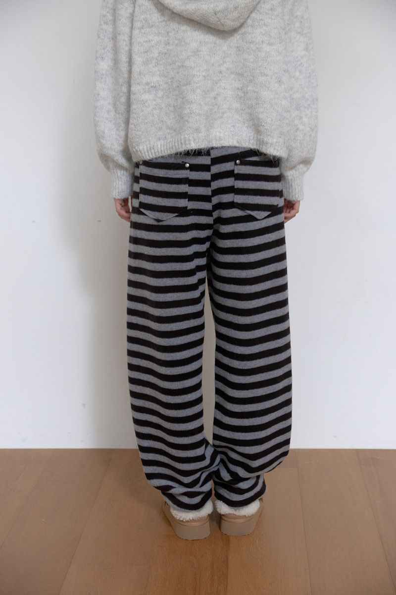 ソフトカーブパンツ (ストライプ) | ASURA | HANA(ハナ) #6
