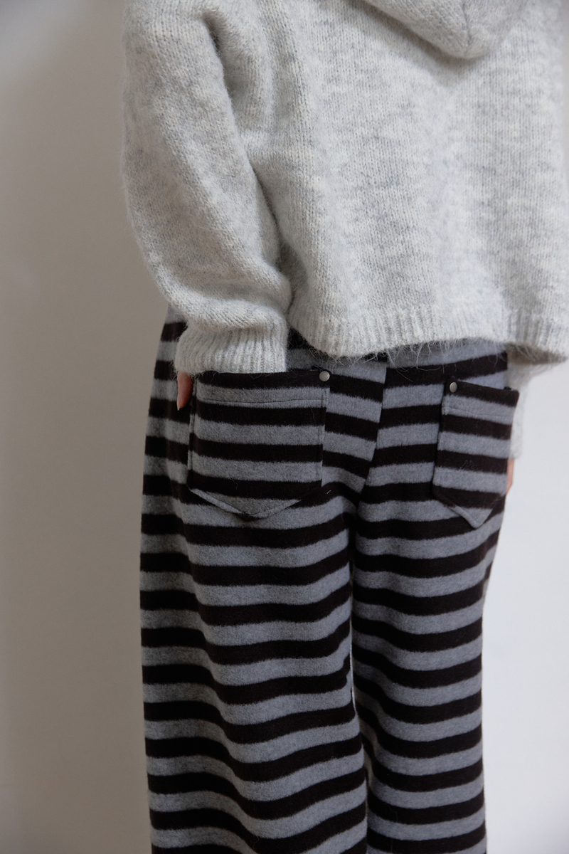 ソフトカーブパンツ (ストライプ) | ASURA | HANA(ハナ) #11