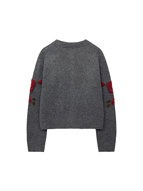 ローズジャカードカーディガン（グレー） | Margarin Fingers | HANA(ハナ) #9