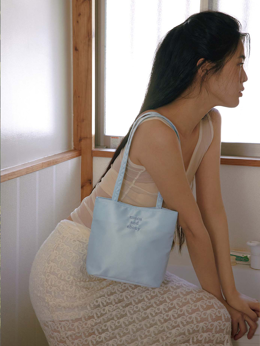 ヘイズバッグ _ ライトブルー | mucu and ebony | HANA(ハナ) #2