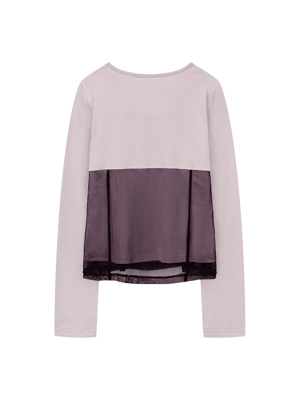 メッシュレイヤードTシャツ（パープル） | Margarin Fingers | HANA(ハナ) #10