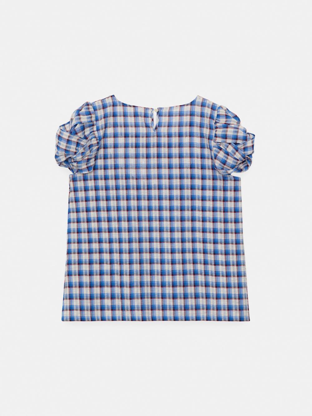 ツイストスリーブトップス（ブルー） | ENZO BLUES | HANA(ハナ) #16