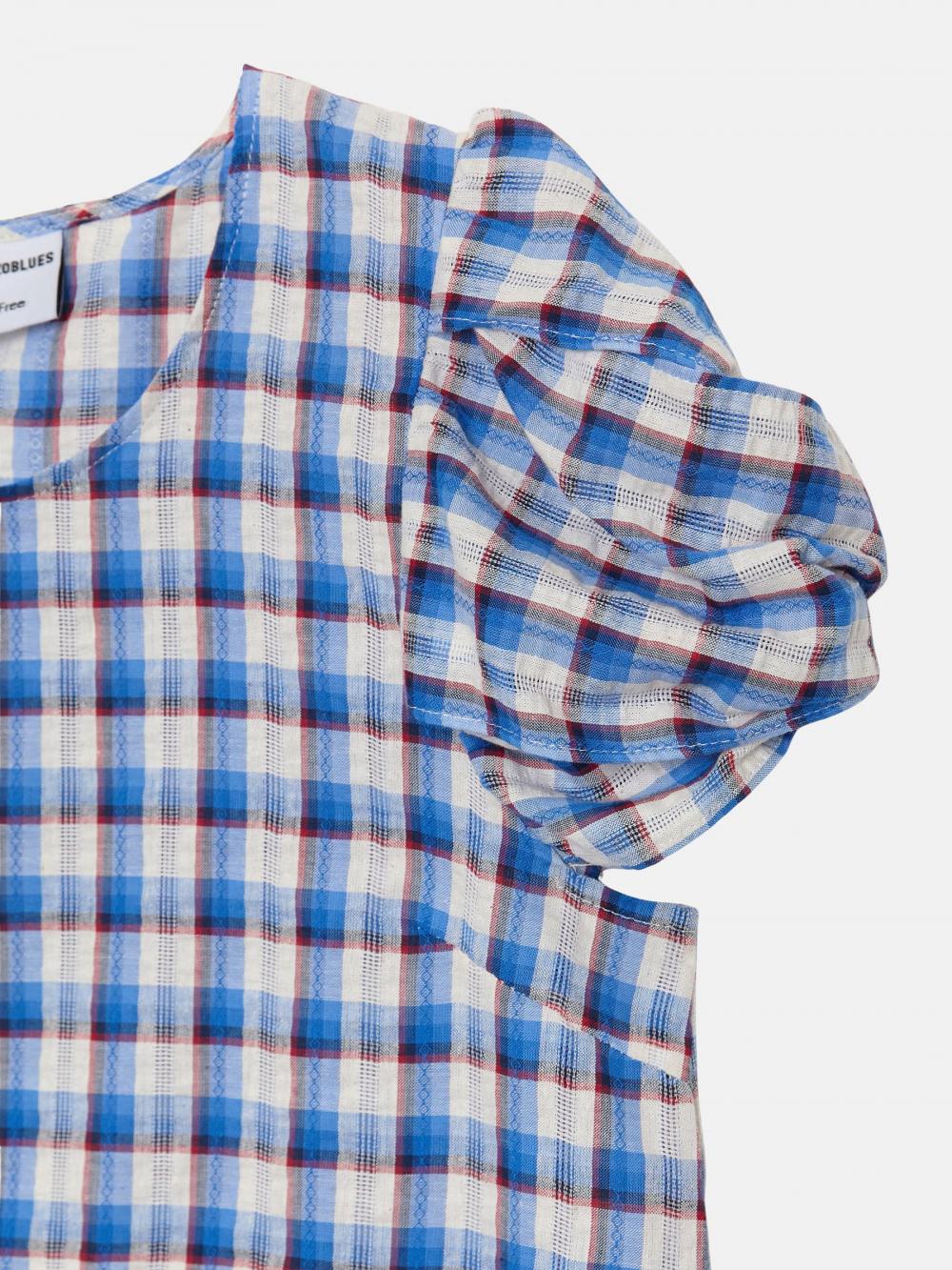 ツイストスリーブトップス（ブルー） | ENZO BLUES | HANA(ハナ) #18