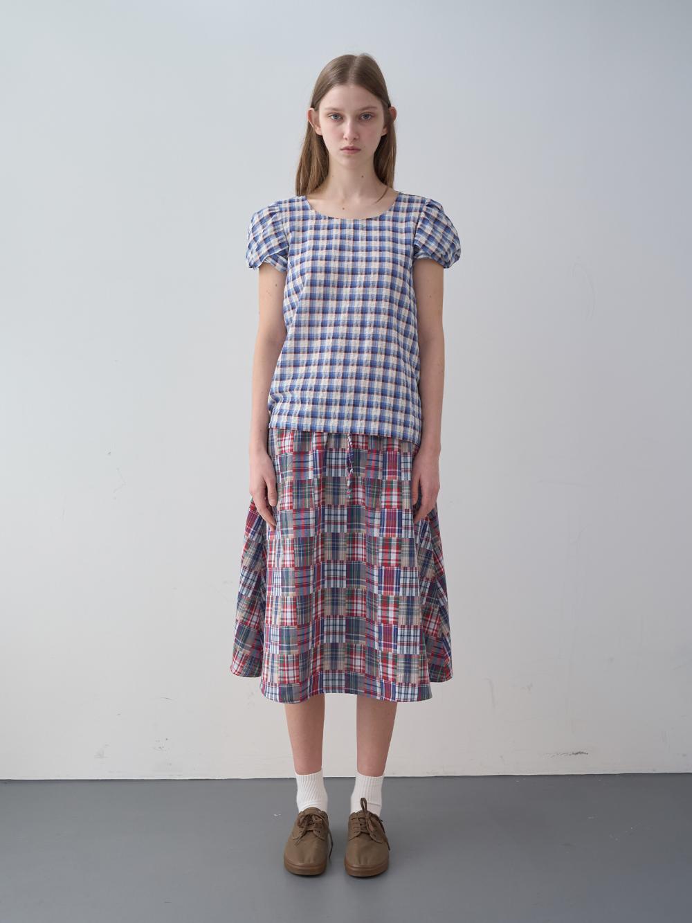 ツイストスリーブトップス（ブルー） | ENZO BLUES | HANA(ハナ) #8