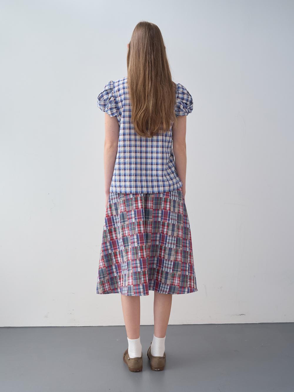 ツイストスリーブトップス（ブルー） | ENZO BLUES | HANA(ハナ) #10