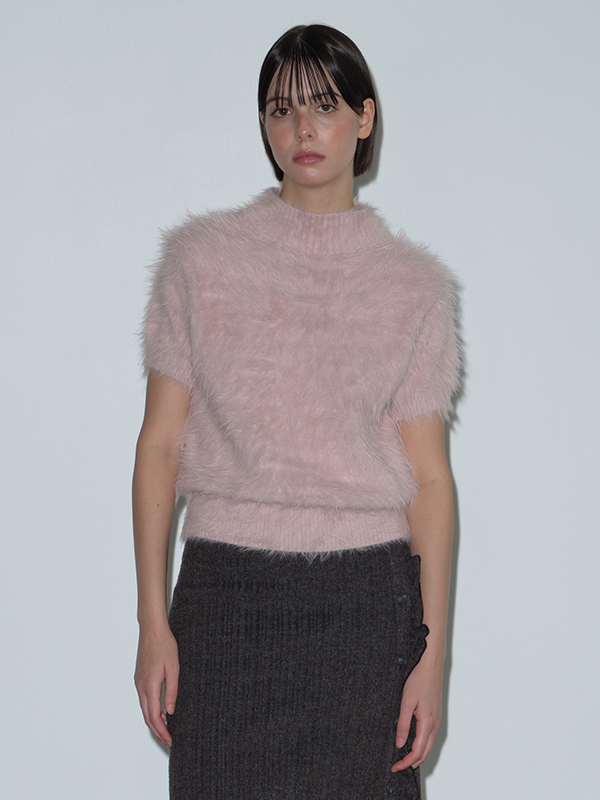 ヘアリーハイネックニット（ピンク） | Margarin Fingers | HANA(ハナ) #7