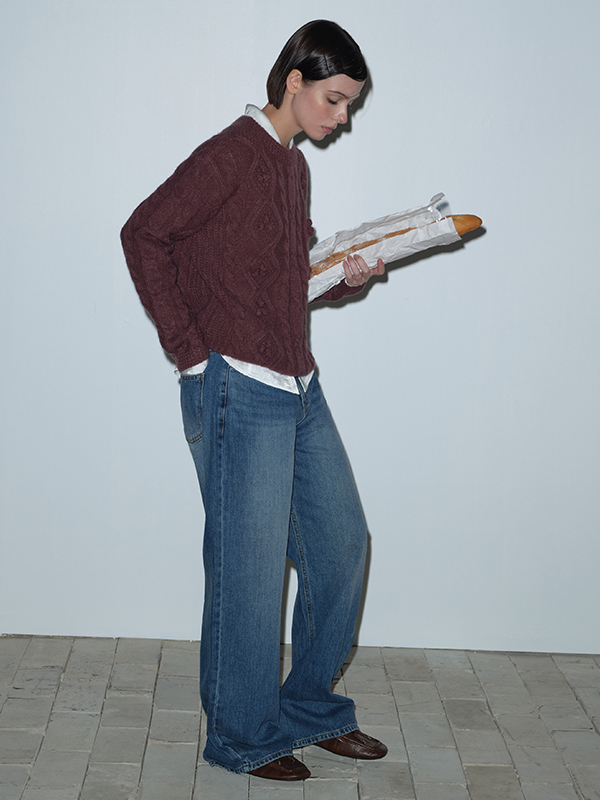 アーガイルポンポンニット（パープル） | Margarin Fingers | HANA(ハナ) #6