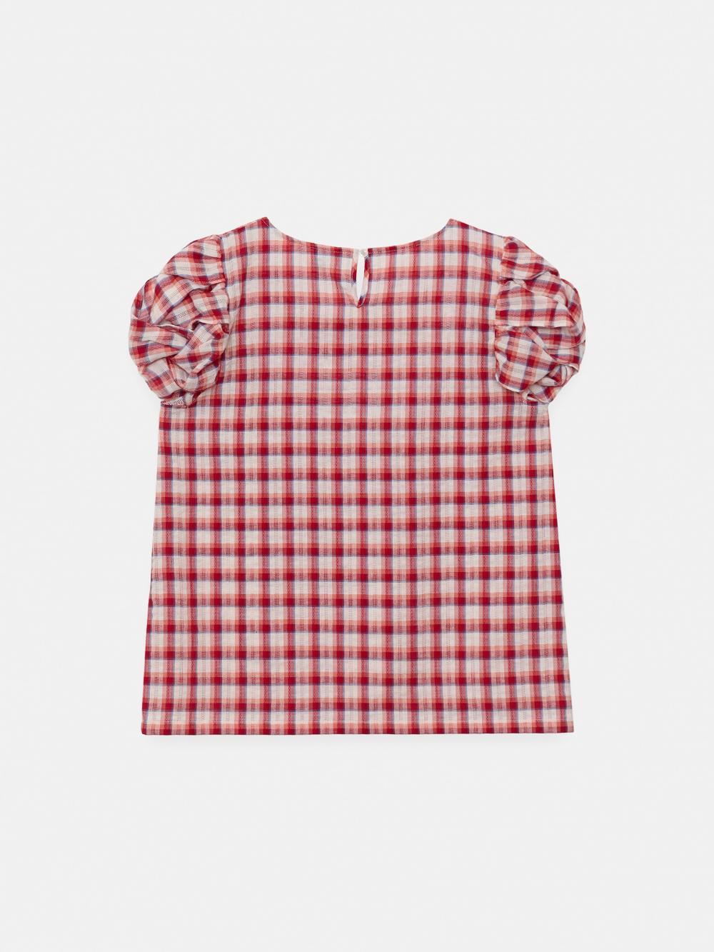 ツイストスリーブトップス（レッド） | ENZO BLUES | HANA(ハナ) #16