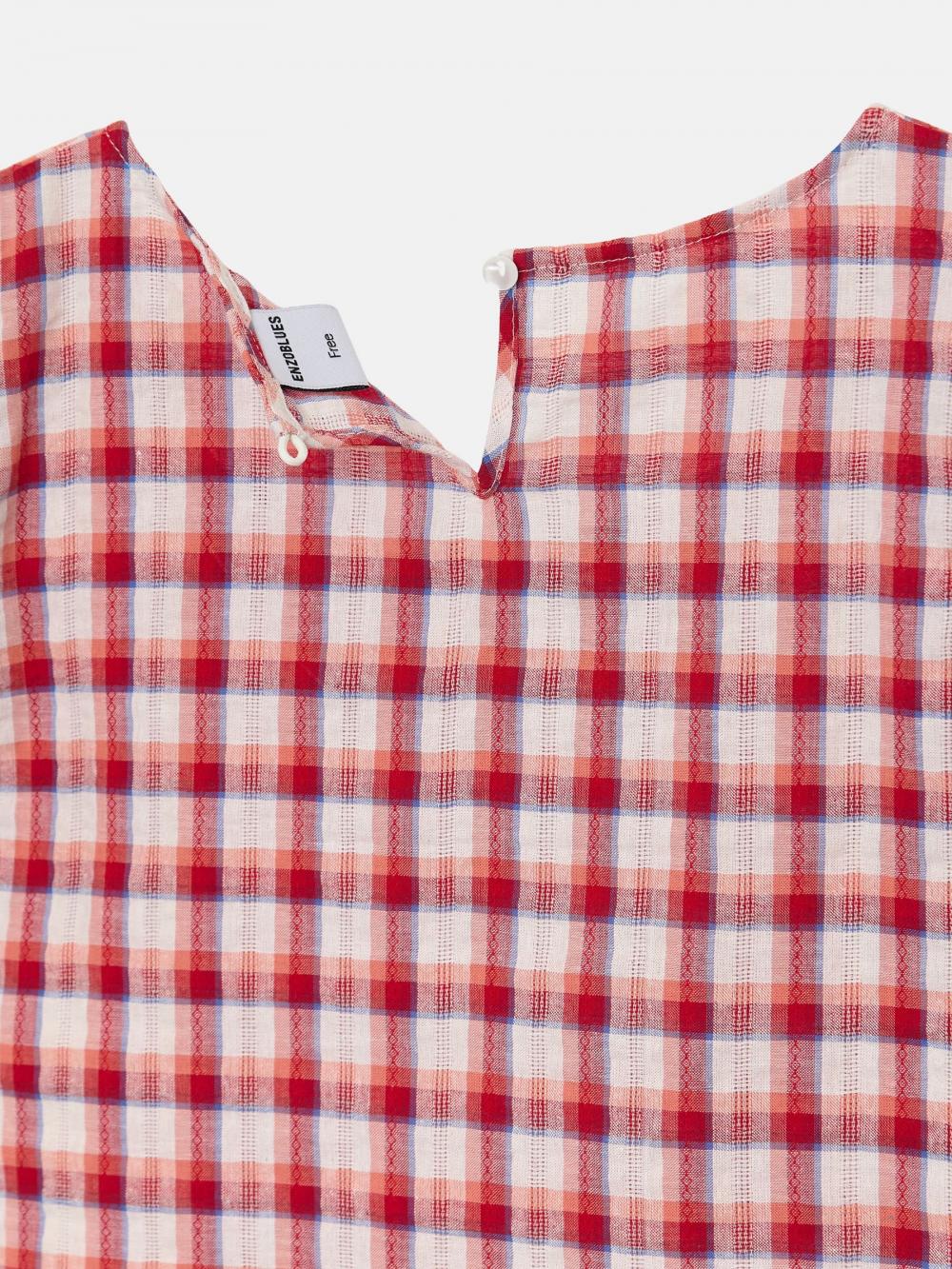 ツイストスリーブトップス（レッド） | ENZO BLUES | HANA(ハナ) #20