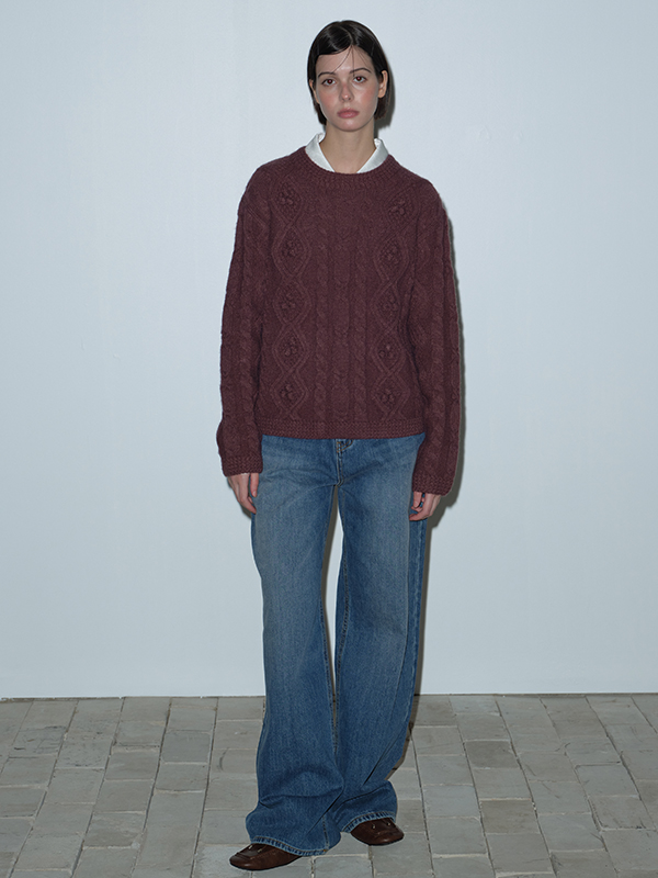 ジャカードパネルブラウス（ホワイト） | Margarin Fingers | HANA(ハナ) #5