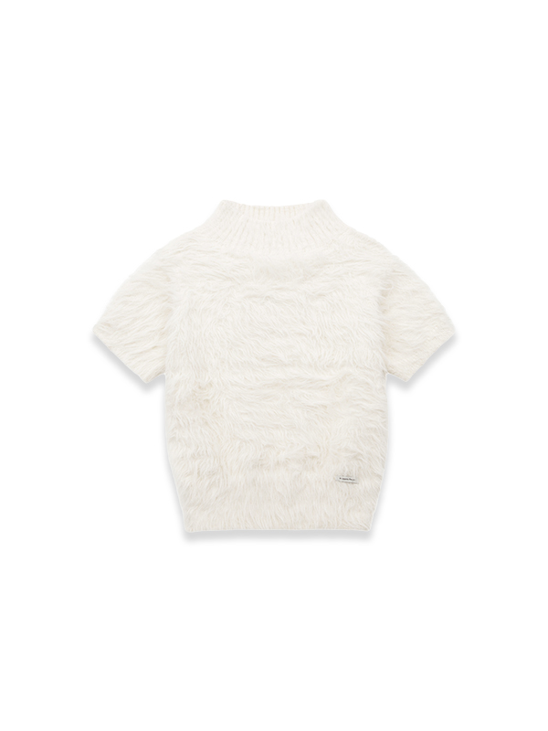 ヘアリーハイネックニット（アイボリー） | Margarin Fingers | HANA(ハナ) #8