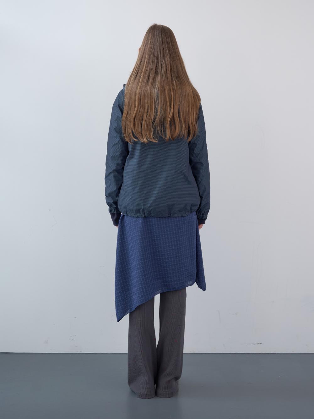 ワッフルパッチジップアップパーカー (ネイビー) | ENZO BLUES | HANA(ハナ) #9