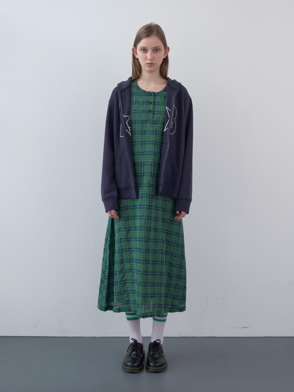 ワッフルパッチジップアップパーカー (ネイビー) | ENZO BLUES | HANA(ハナ) #11