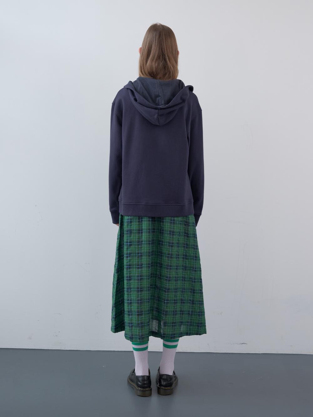 ワッフルパッチジップアップパーカー (ネイビー) | ENZO BLUES | HANA(ハナ) #13