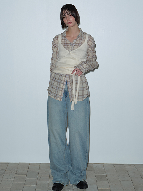 ニットタイビスチェ（アイボリー） | Margarin Fingers | HANA(ハナ) #6