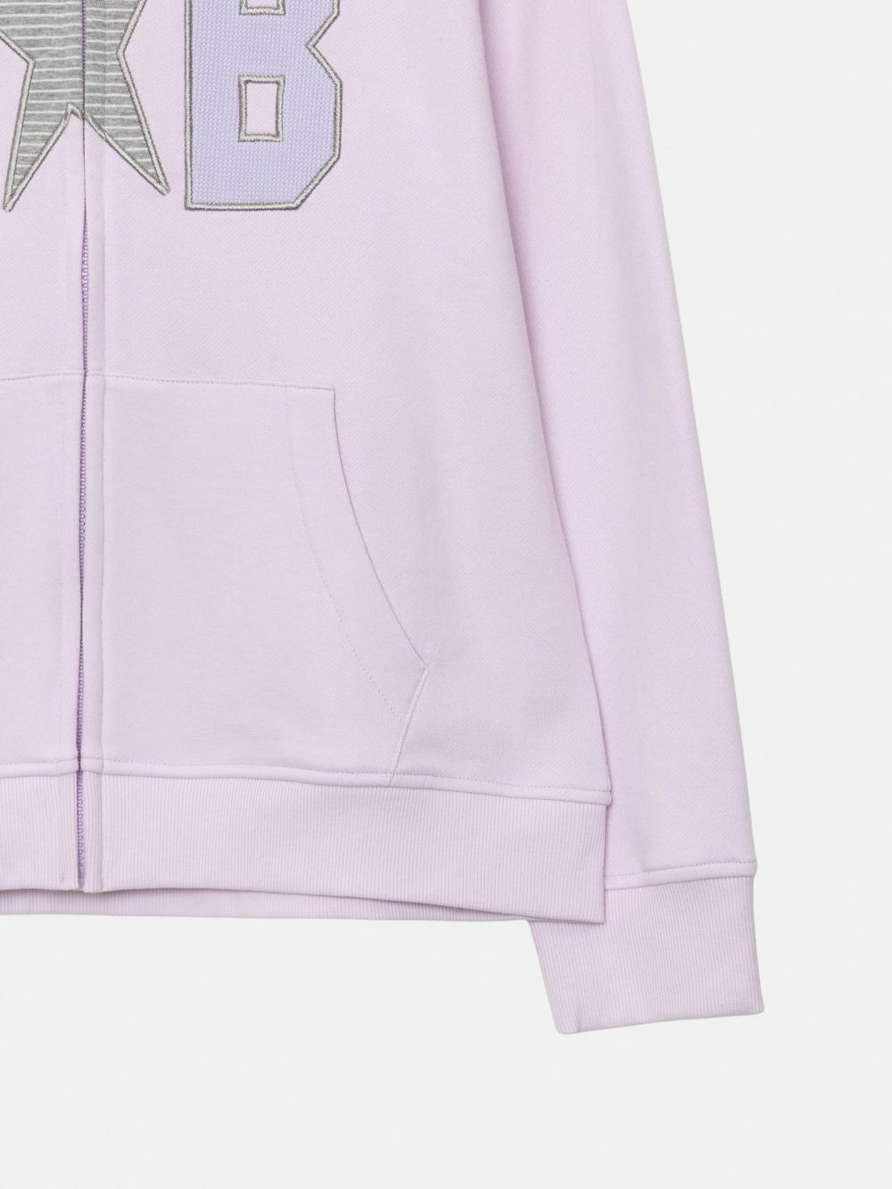 ワッフルパッチジップアップパーカー (パステルピンク) | ENZO BLUES | HANA(ハナ) #16