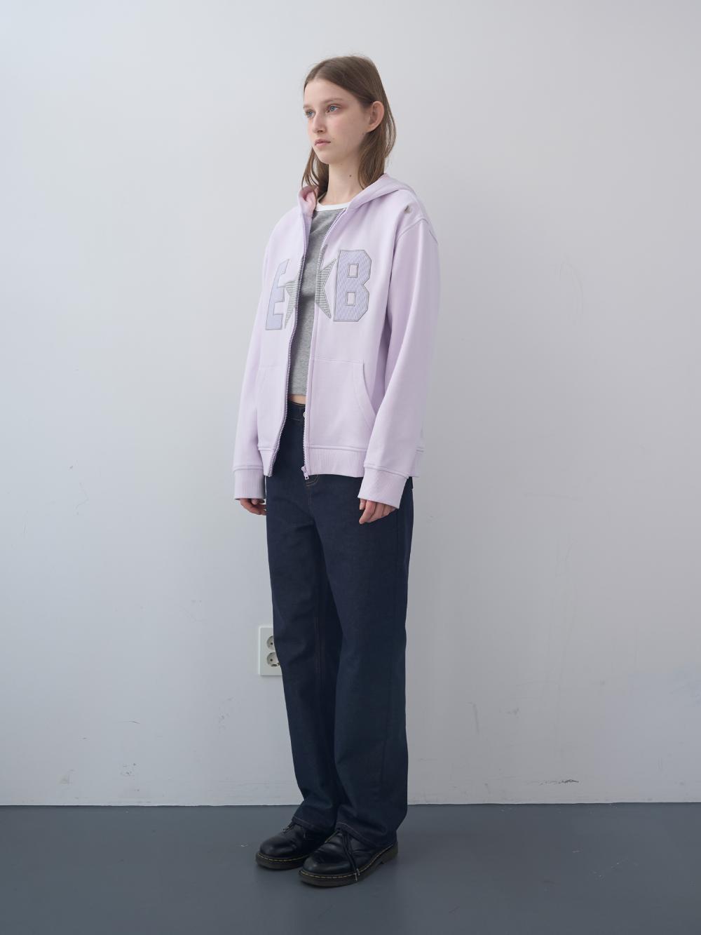 ワッフルパッチジップアップパーカー (パステルピンク) | ENZO BLUES | HANA(ハナ) #3