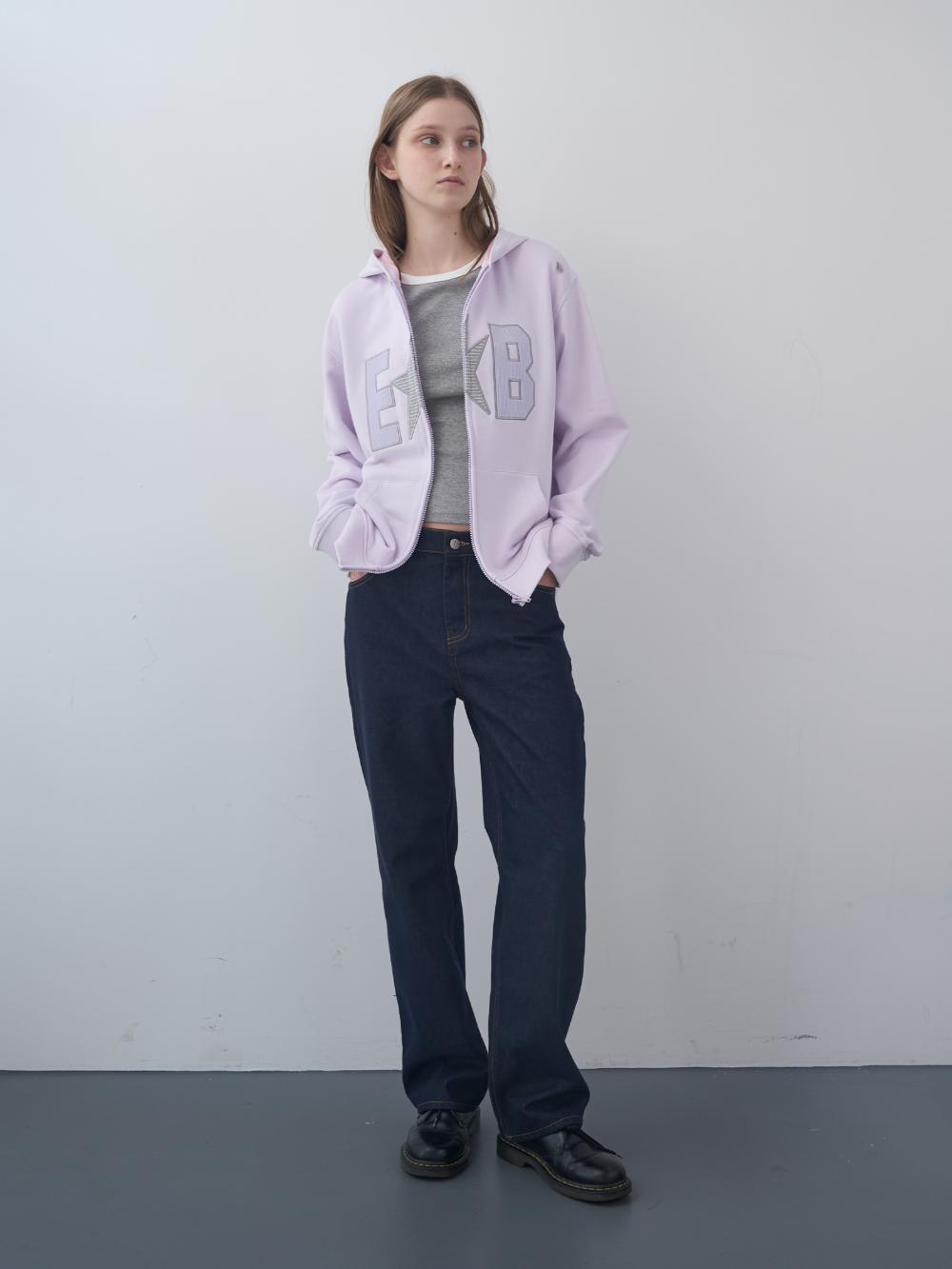 ワッフルパッチジップアップパーカー (パステルピンク) | ENZO BLUES | HANA(ハナ) #5