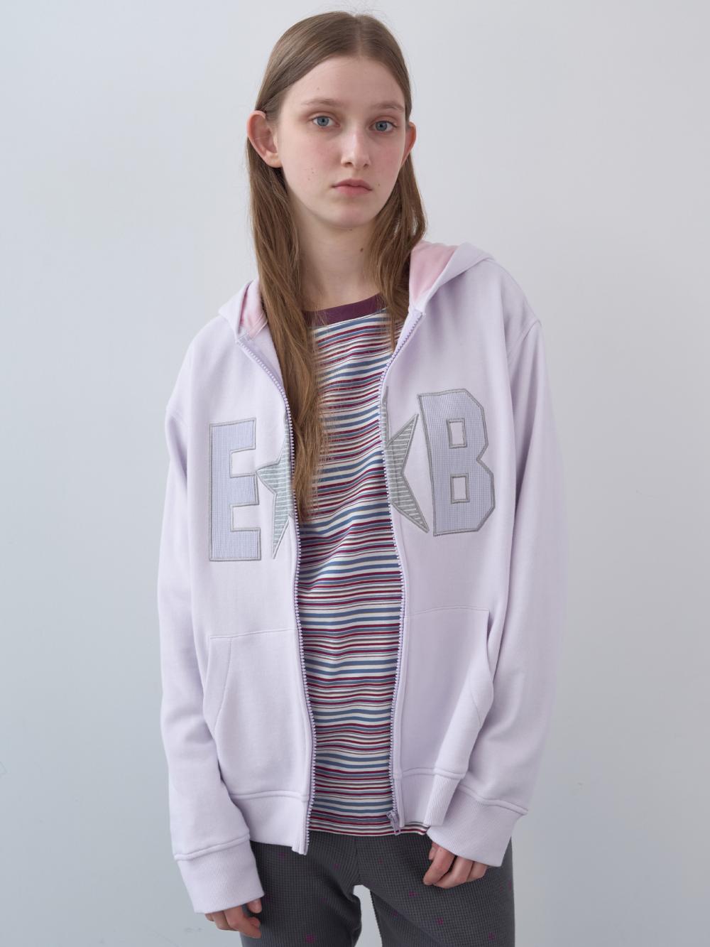 ワッフルパッチジップアップパーカー (パステルピンク) | ENZO BLUES | HANA(ハナ) #10