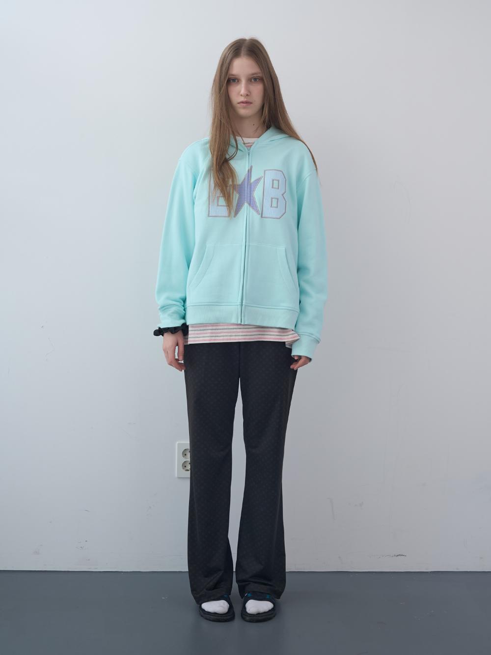 ワッフルパッチジップアップパーカー (スカイ) | ENZO BLUES | HANA(ハナ) #2