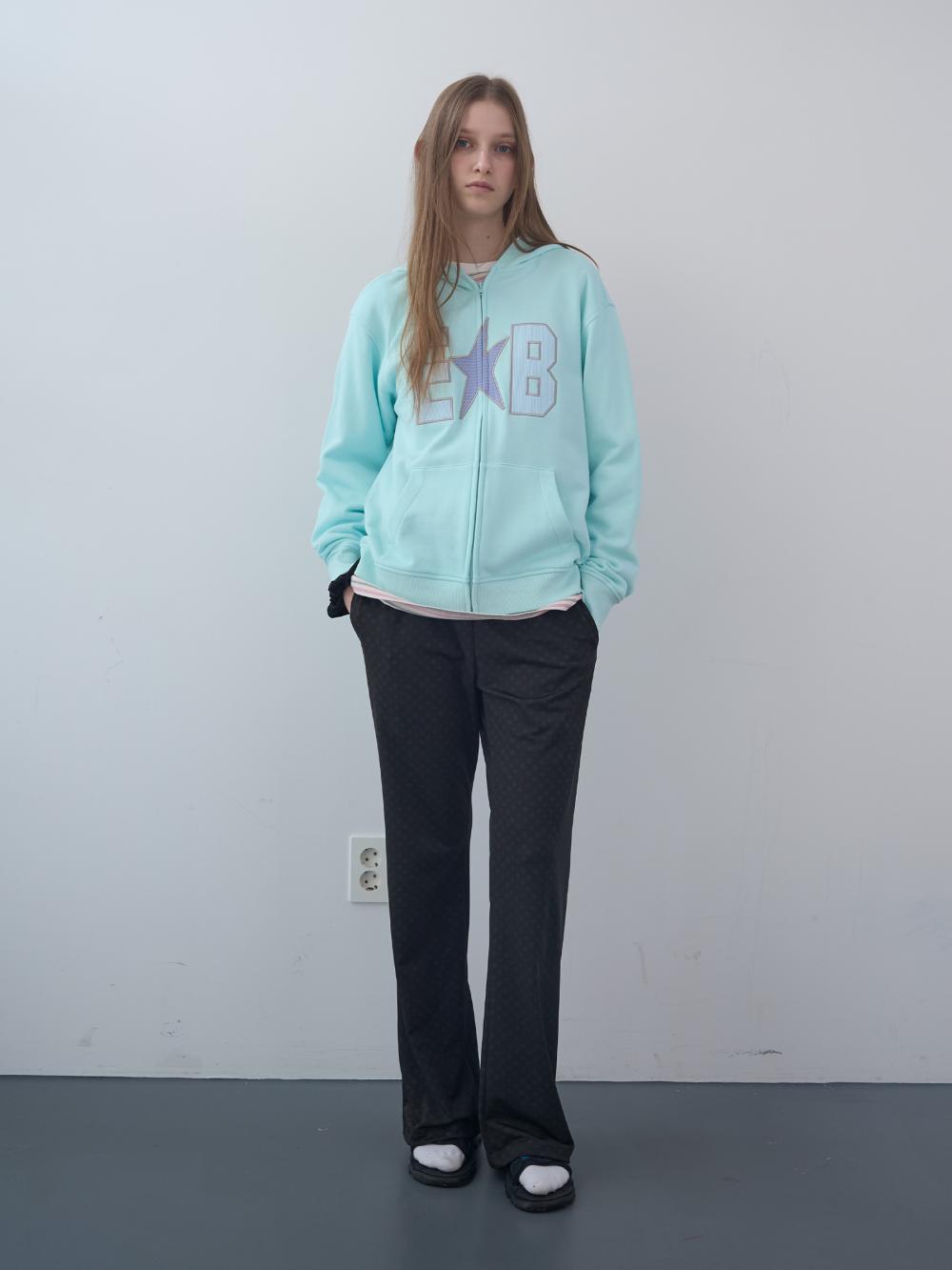 ワッフルパッチジップアップパーカー (スカイ) | ENZO BLUES | HANA(ハナ) #5