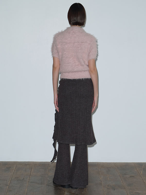 フリルレイヤードスカートパンツ（チャコール） | Margarin Fingers | HANA(ハナ) #6