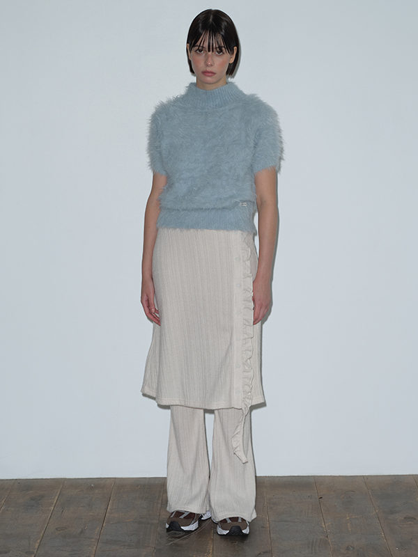 フリルレイヤードスカートパンツ（クリーム） | Margarin Fingers | HANA(ハナ) #5