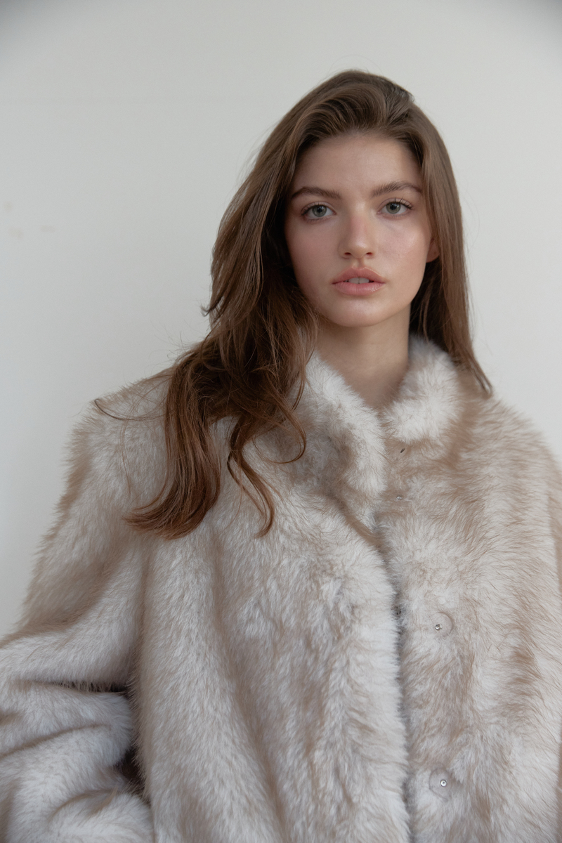 ミストトーンファージャケット (アイボリー) | ASURA | HANA(ハナ) #9