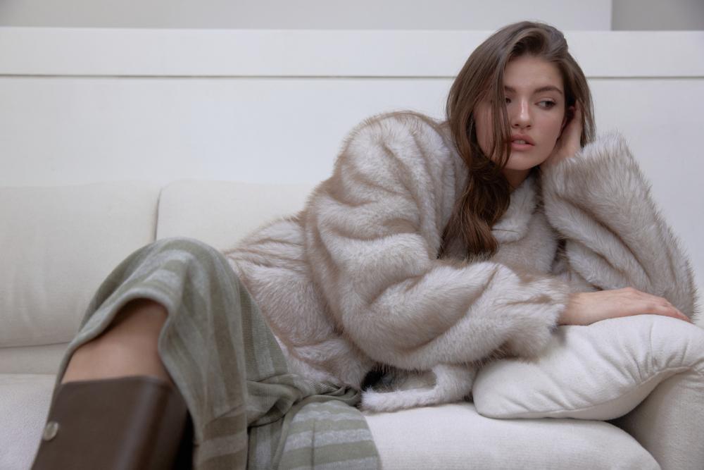 ミストトーンファージャケット (アイボリー) | ASURA | HANA(ハナ) #8