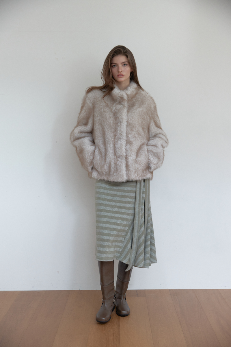 ミストトーンファージャケット (アイボリー) | ASURA | HANA(ハナ) #7