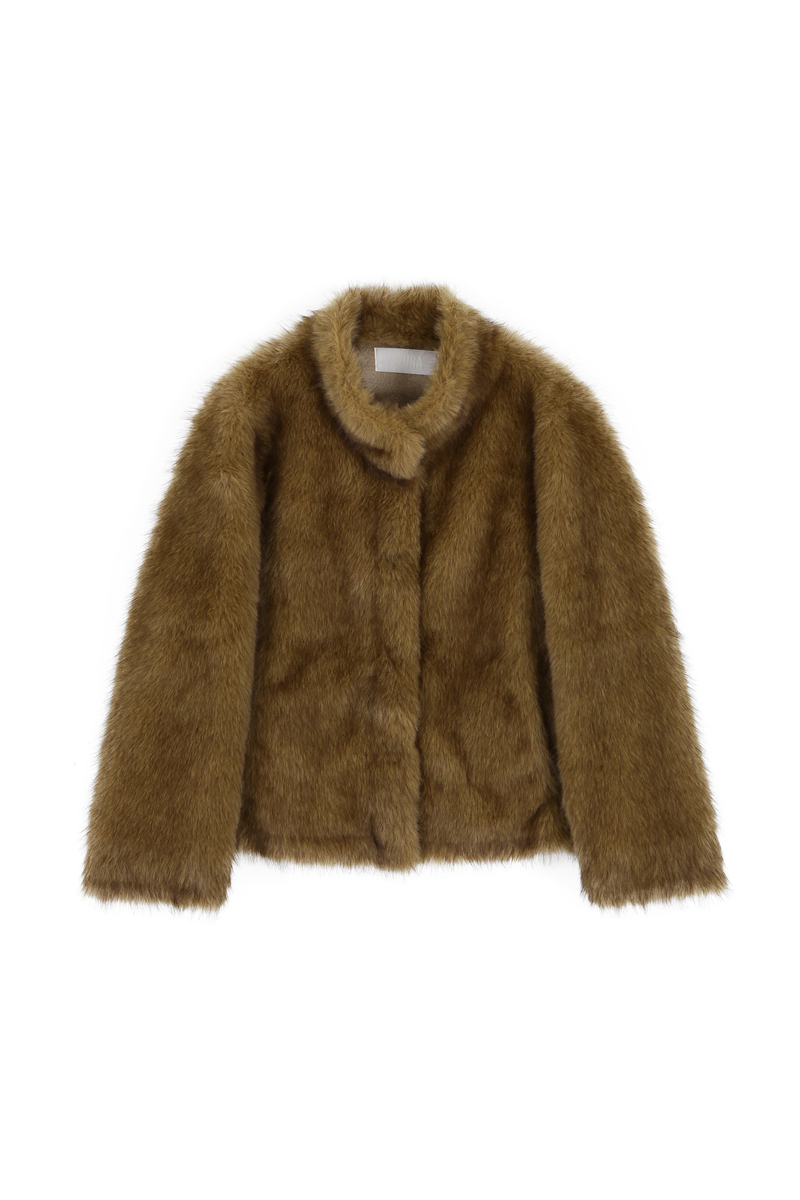 ミストトーンファージャケット (ブラウン) | ASURA | HANA(ハナ) #18