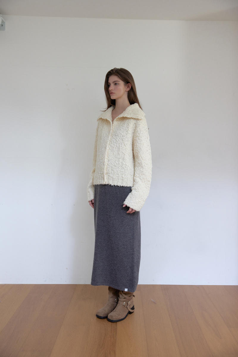 コージー ハイネック カーディガン (アイボリー) | ASURA | HANA(ハナ) #11