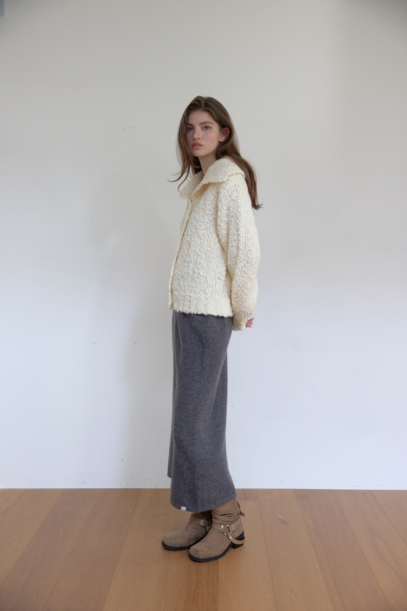 コージー ハイネック カーディガン (アイボリー) | ASURA | HANA(ハナ) #15