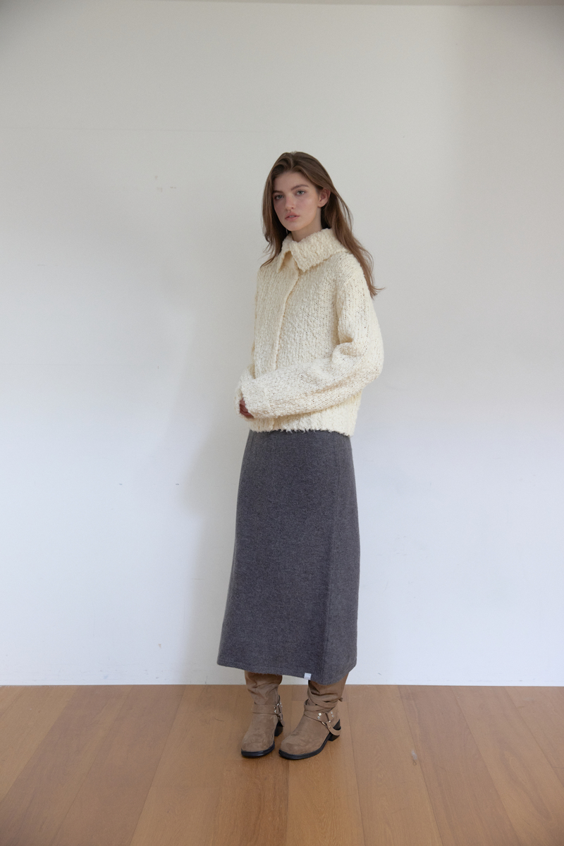 コージー ハイネック カーディガン (アイボリー) | ASURA | HANA(ハナ) #2