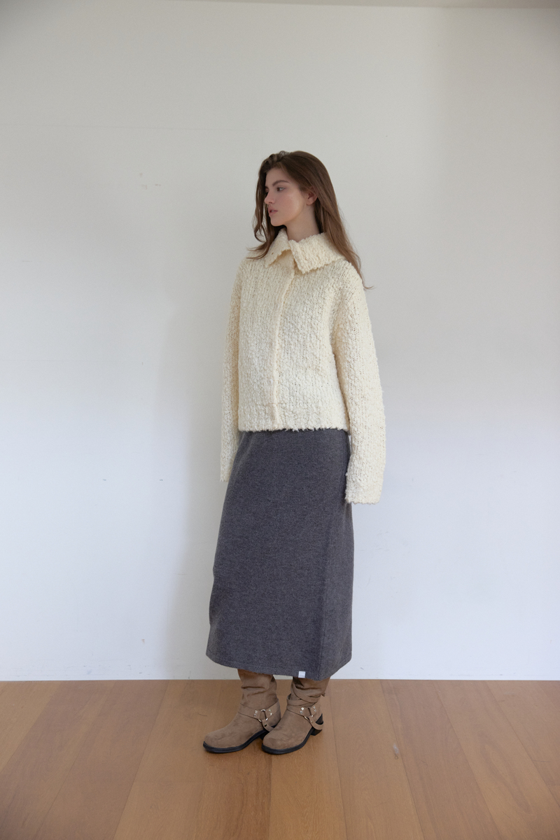 コージー ハイネック カーディガン (アイボリー) | ASURA | HANA(ハナ) #3