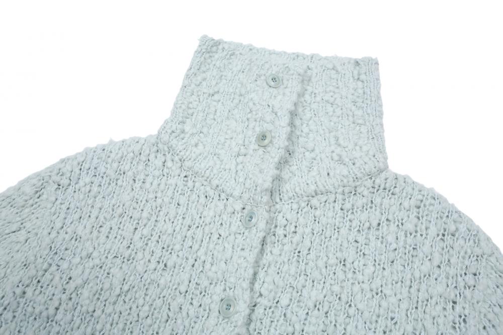 コージー ハイネック カーディガン (スカイブルー) | ASURA | HANA(ハナ) #20