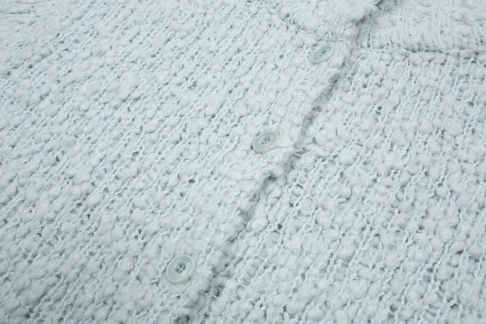 コージー ハイネック カーディガン (スカイブルー) | ASURA | HANA(ハナ) #21