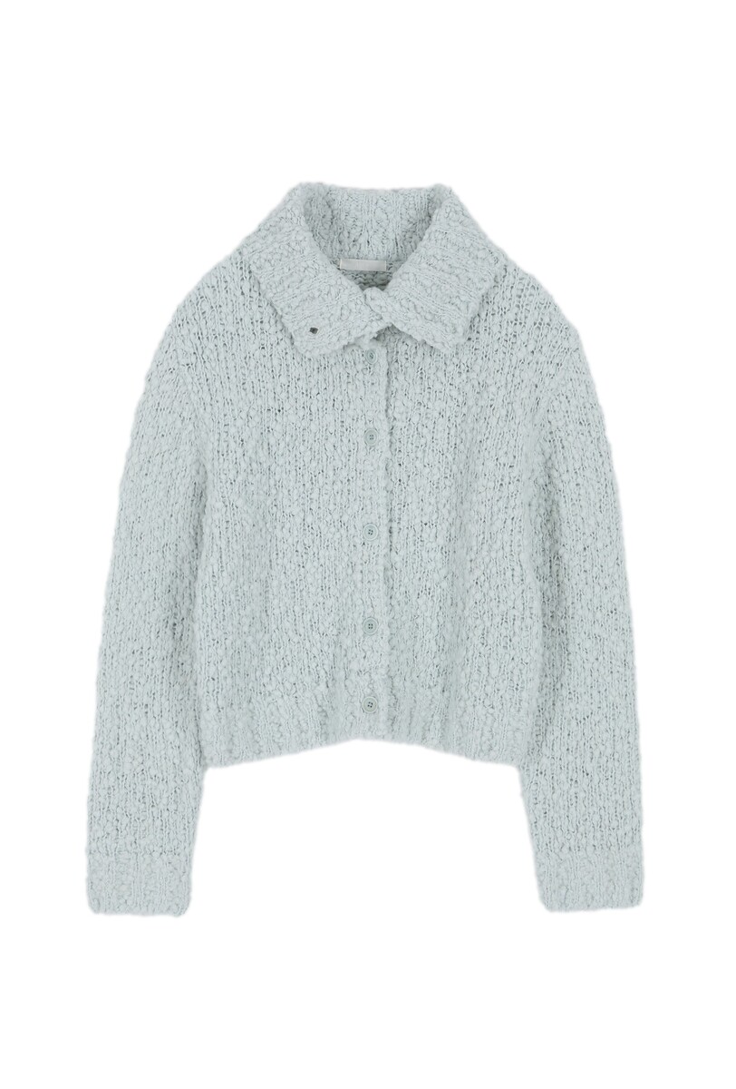 コージー ハイネック カーディガン (スカイブルー) | ASURA | HANA(ハナ) #17