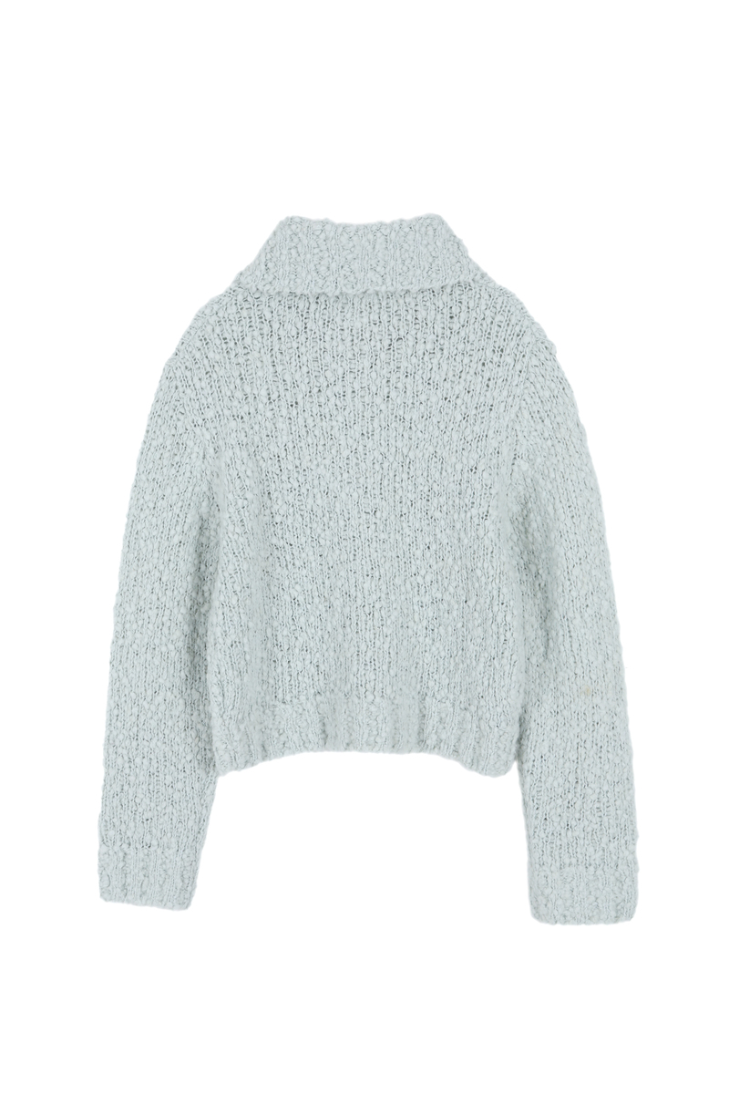 コージー ハイネック カーディガン (スカイブルー) | ASURA | HANA(ハナ) #18