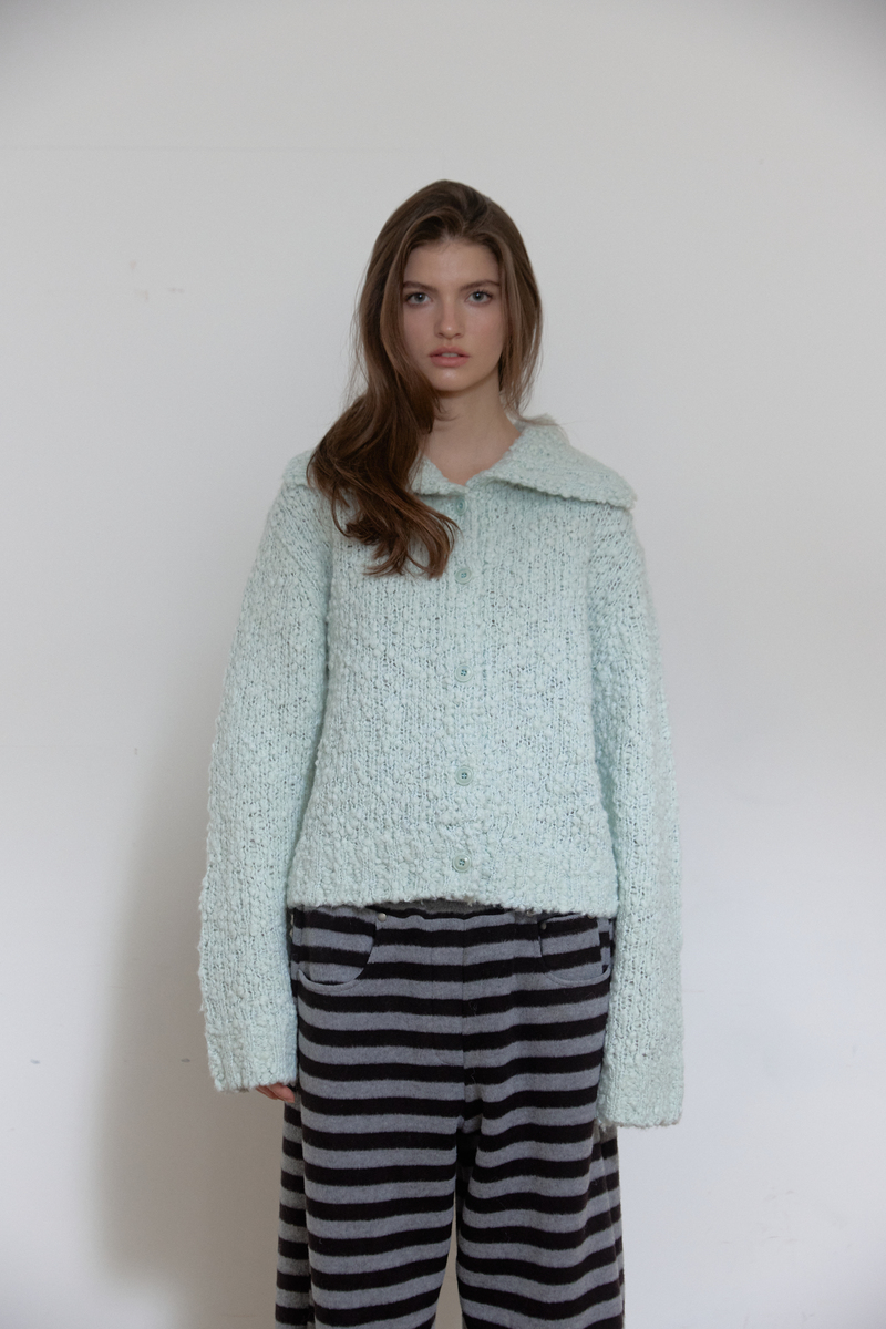 コージー ハイネック カーディガン (スカイブルー) | ASURA | HANA(ハナ) #5