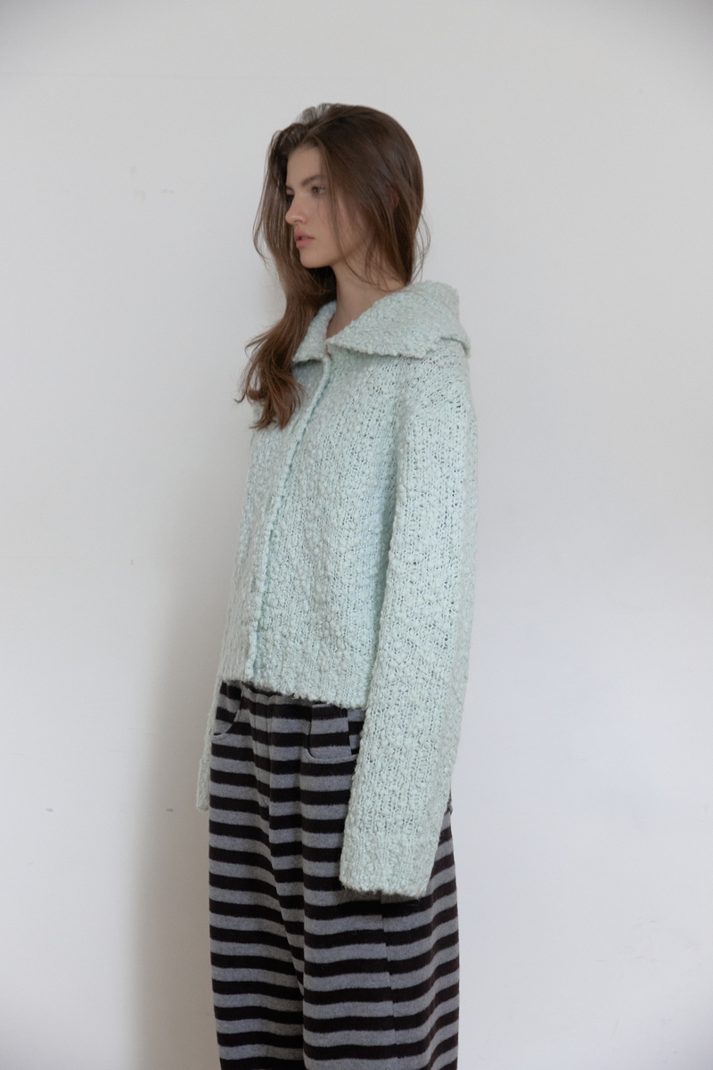 コージー ハイネック カーディガン (スカイブルー) | ASURA | HANA(ハナ) #6