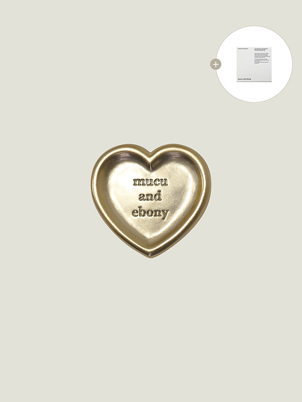 [プレゼント用包装] ロゴハートトック_ ゴールド | mucu and ebony | HANA(ハナ) #2