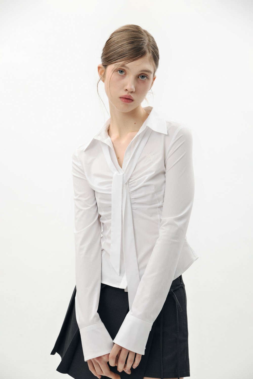 ビビアンスカーフシャツ（ホワイト） | PAIN OR PLEASURE | HANA(ハナ) #9