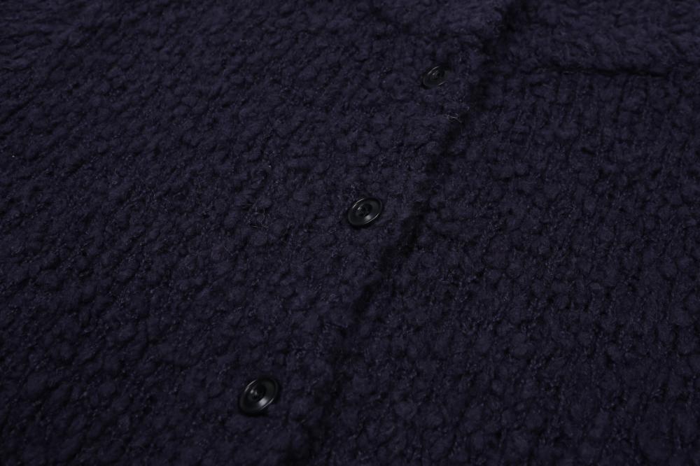 コージー ハイネック カーディガン (ネイビー) | ASURA | HANA(ハナ) #25