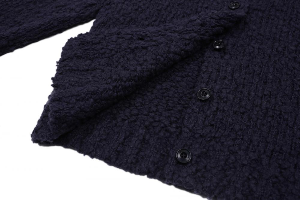 コージー ハイネック カーディガン (ネイビー) | ASURA | HANA(ハナ) #22